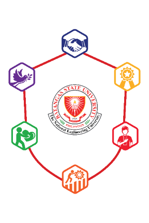 University academic community emblem